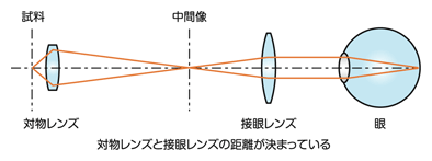 図1 有限補正光学系