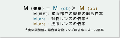 M(観察)＝M(ob)×M(oc) 