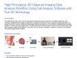 High-Throughput 3D Organoid Imaging Data Analysis Workflow Using Cell Analysis Software with True 3D Technology